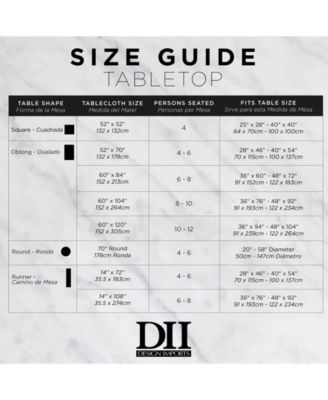 60" Round Eco vinyl Table Cloth Set of 3