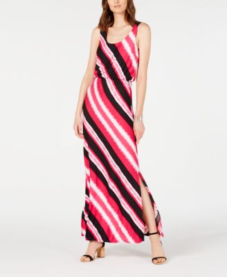 macy's tie dye maxi dress