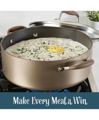 Advanced Home Hard-Anodized 7.5-Qt. Nonstick Wide Stockpot 