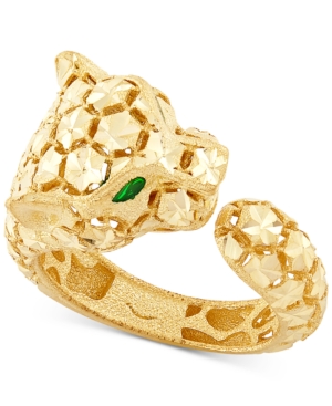 image of Effy Oro by Effy Panther Statement Ring in 14k Gold