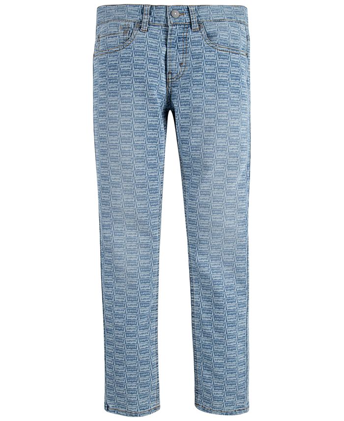 Levi's Big Boys 512™ Slim Tapered-Fit Stretch Logo-Print Jeans - Macy's