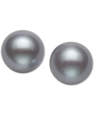 Cultured Freshwater Pearl Stud Earrings (7mm) in 14k Gold