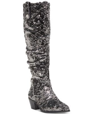 INC International Concepts INC Launa Western Sequined Boots, Created ...