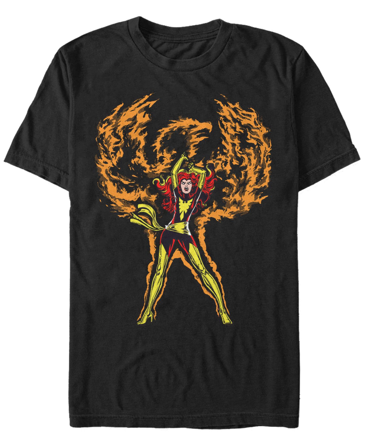 Мужская футболка Fifth Sun Marvel Comic Collection The Phoenix Rises Short Sleeve, цвет: Чёрный — фото 2