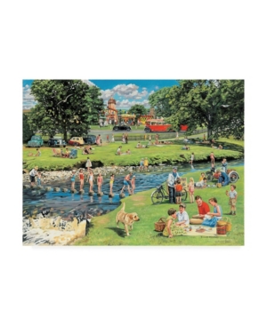 Trademark Global Trevor Mitchell At The Picnic Spot Canvas Art In Multi