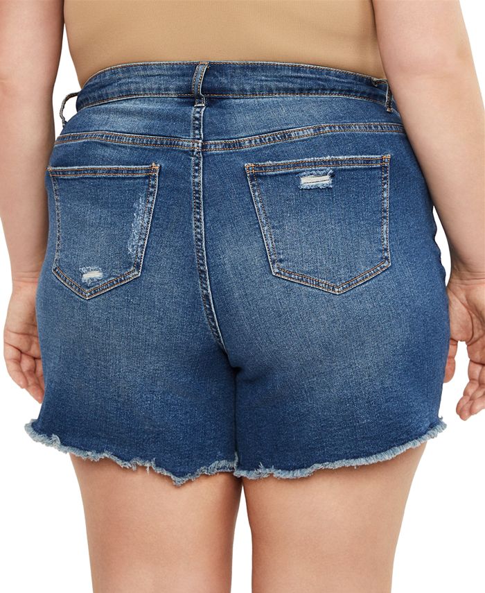 Motherhood Maternity Plus Size Denim Shorts Macy's
