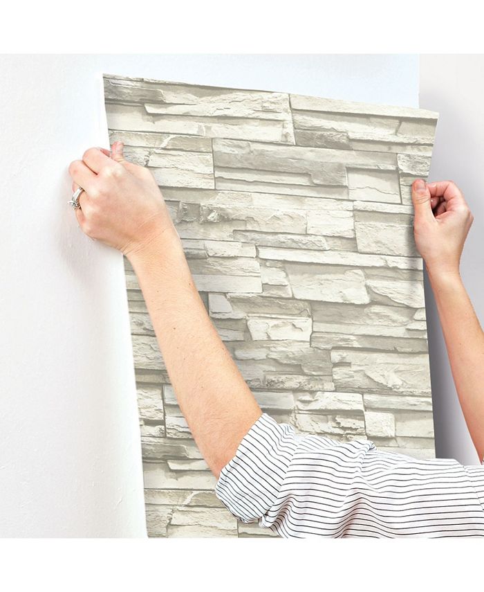 York Wallcoverings Brick Alley Peel & Stick Wallpaper & Reviews - All