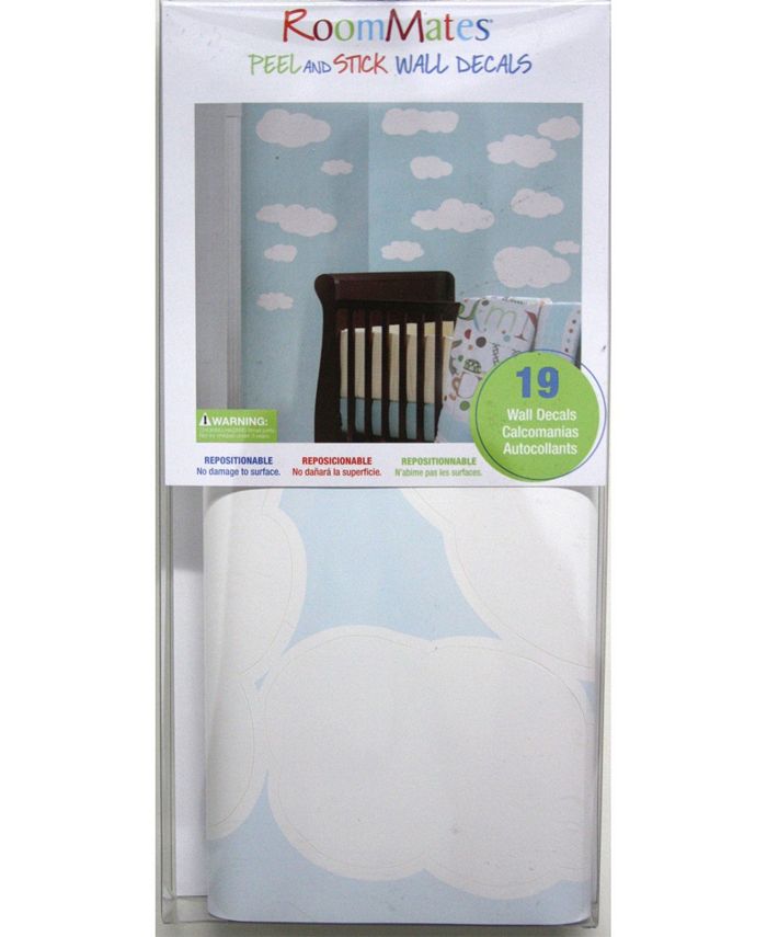 York Wallcoverings Clouds Peel and Stick Wall Decals & Reviews All