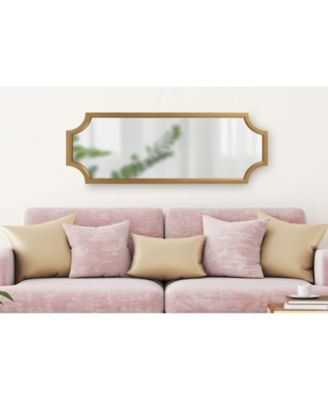 Hogan Framed Scallop Full Length Wall Mirror - 18" x 48"