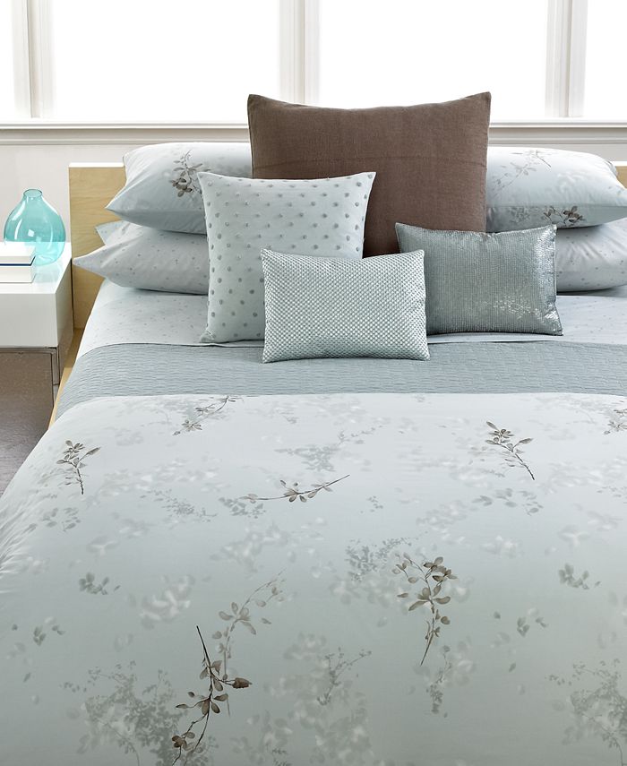 Calvin Klein Home Tinted Wake Queen Flat Sheet & Reviews - Sheets &  Pillowcases - Bed & Bath - Macy's