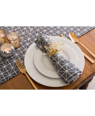 Design Imports Herringbone Napkin Set of 6