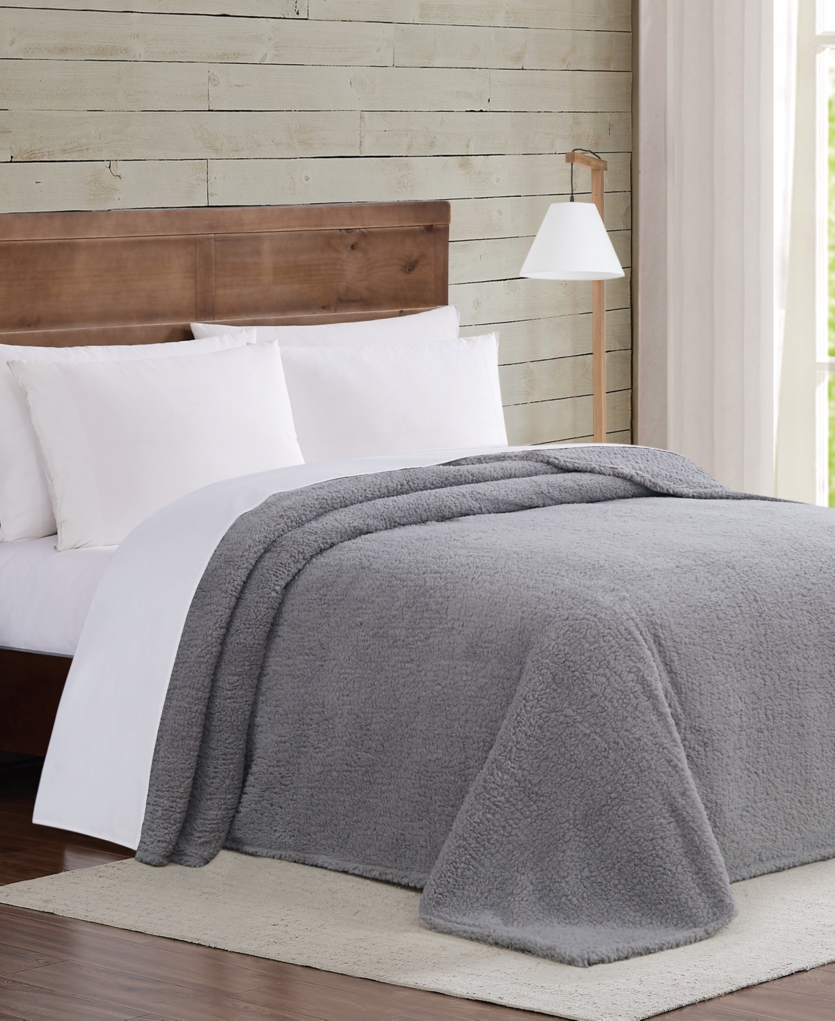 Brooklyn Loom Marshmallow Sherpa Blanket