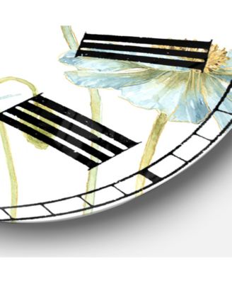 Designart Traditional Oversized Metal Wall Clock