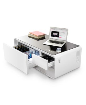 smart coffee table with refrigerator drawer