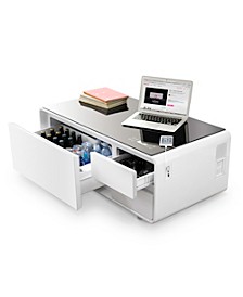 Smart Storage Coffee Table with Refrigerated Drawer