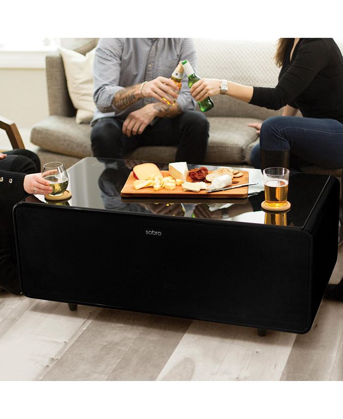 Sobro Smart Storage Coffee Table with Refrigerated Drawer Macy's
