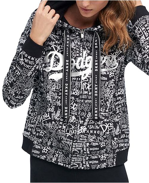 Dkny Women S Los Angeles Dodgers Urban Hoodie Reviews Sports