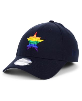 New Era Houston Astros Pride 39THIRTY Stretch Fitted Cap - Macy's