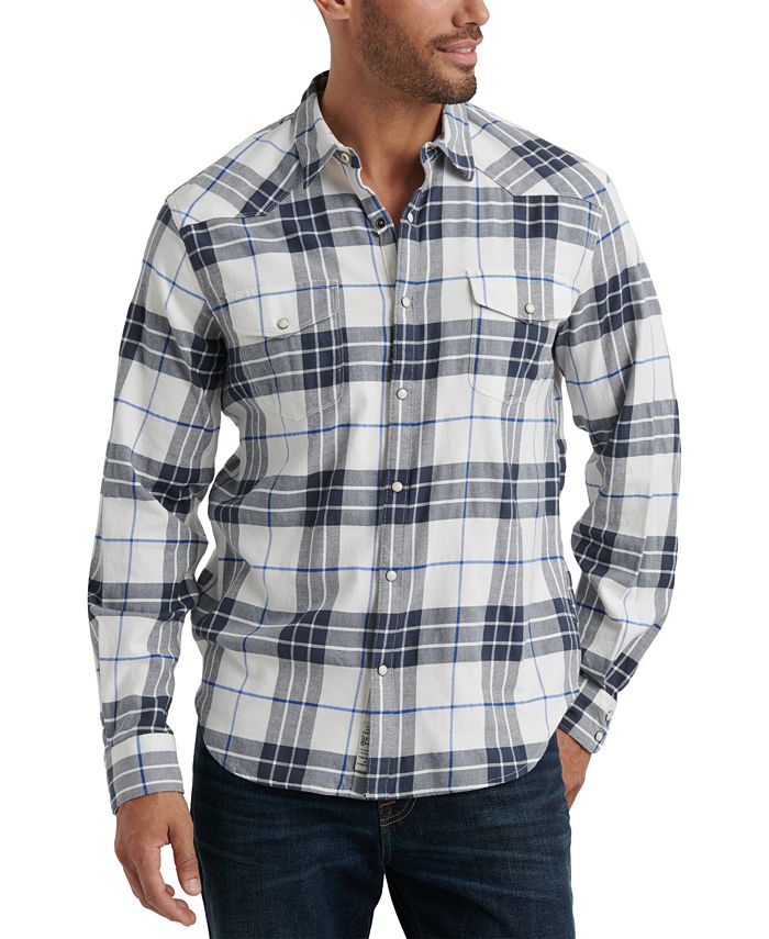 Lucky brand santa hotsell fe western shirt