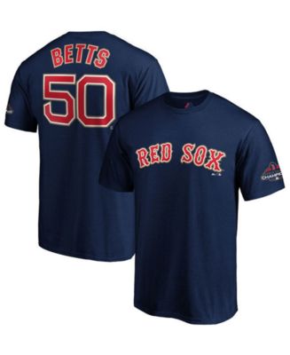 Men's Boston Red Sox Mookie Betts Majestic White Home Official