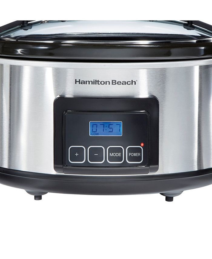 Hamilton Beach Programmable Stay or Go 6 Qt. Slow Cooker Macy's