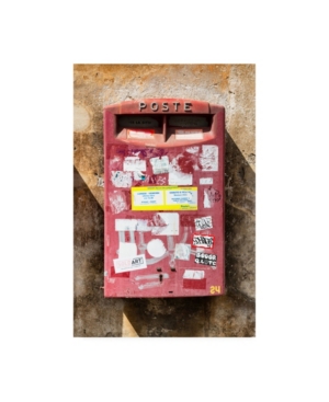 Trademark Global Philippe Hugonnard Dolce Vita Rome Letters Box Canvas Art In Multi