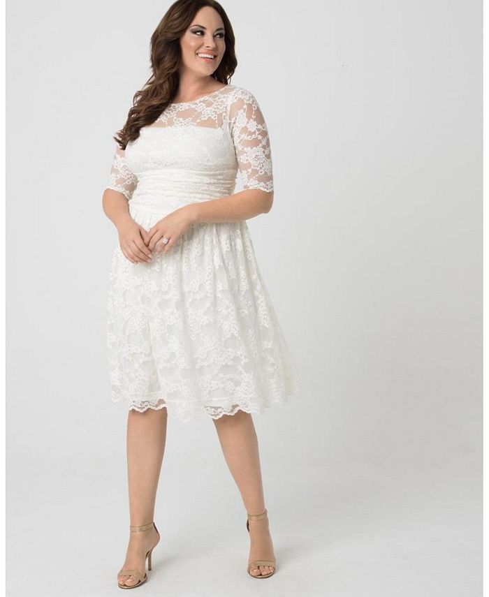 Kiyonna Women's Plus Aurora Lace Dress & - Dresses - Sizes - Macy's