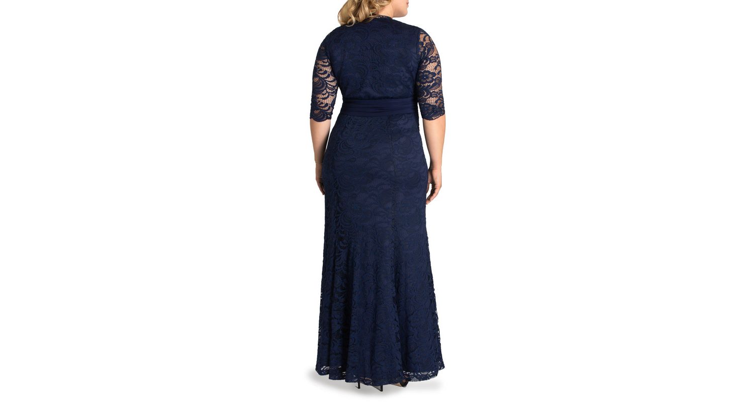Women's Plus Size Screen Siren Lace Evening Gown