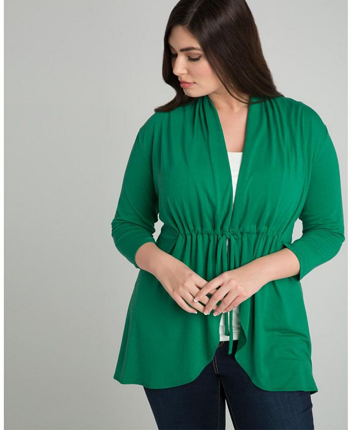 Kiyonna Women's Plus Size Sunset Stroll Bellini & Reviews - Sweaters ...