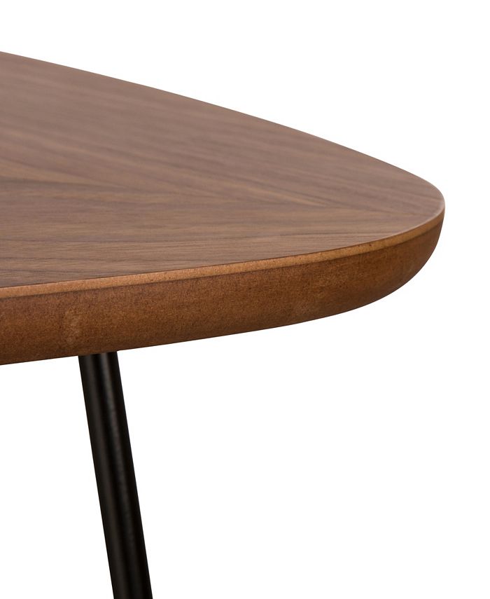 Glitzhome MidCentury Modern Walnut Veneer Coffee Table Macy's