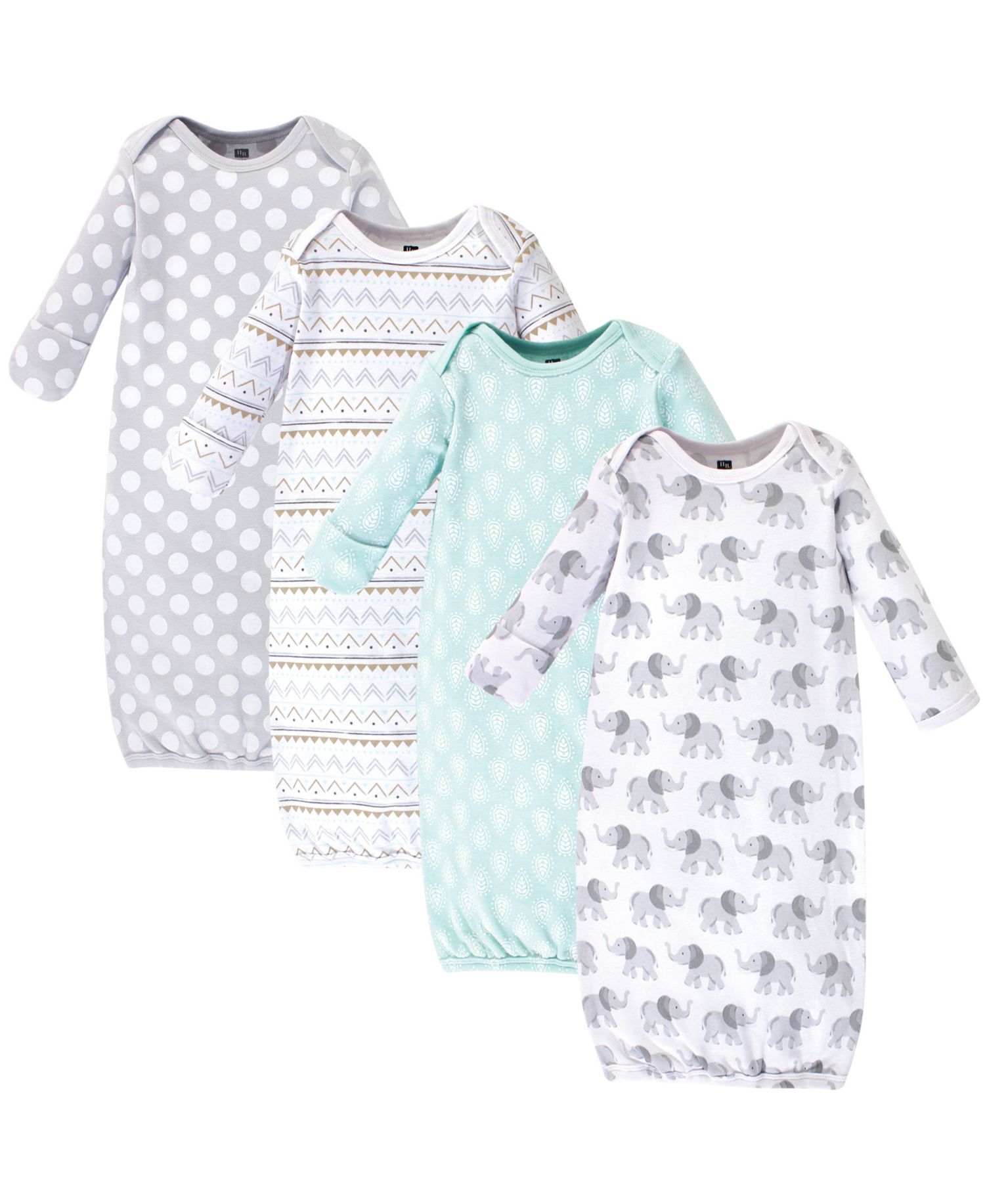 Baby Boys Hudson Unisex Very Soft Cotton Gowns