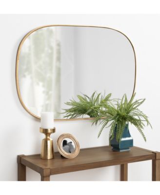 Caskill Rounded Rectangle Gold Leaf Wall Mirror - 24" x 36"