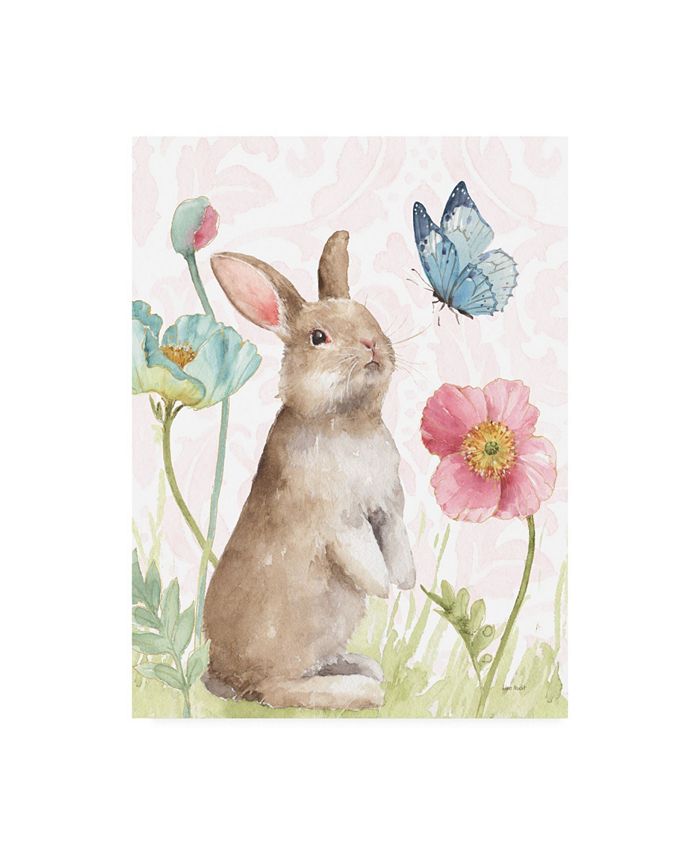 Trademark Global Lisa Audit Spring Softies Bunnies II Pink Canvas Art ...