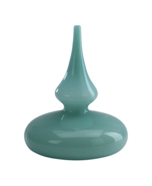 Shop Cyan Design Small Stupa Vase In Turquoise