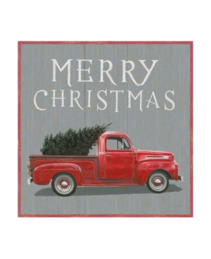 Trademark Global James Wiens Christmas Affinity Xi Merry Christmas Canvas Art In Multi