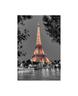 Trademark Global Alan Blaustein Nuit Sur La Seine Canvas Art In Multi