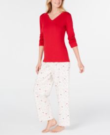 Red Women S Pajamas Women S Robes Macy S