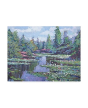 Trademark Global David Lloyd Glover Spring Watergarden Canvas Art In Multi