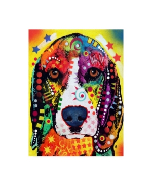 Shop Trademark Global Dean Russo Beagle Face Canvas Art In Multi