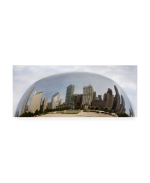 Shop Trademark Global Monte Nagler Chicago Reflections Chicago Illinois Color Pan Canvas Art In Multi