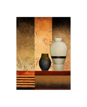 Trademark Global Pablo Esteban Vases Over Panels 1 Canvas Art In Multi