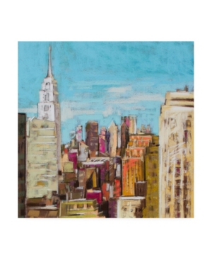 Trademark Global Jennifer Gardner City Color I Canvas Art In Multi