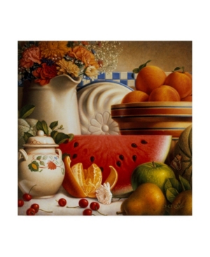 Trademark Global Dan Craig Country Fruit Canvas Art In Multi