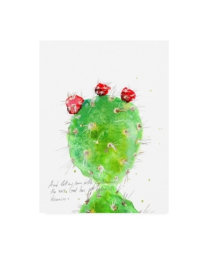 Trademark Global Ingrid Blixt Cactus Verse Iv Canvas Art In Multi