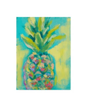 Trademark Global Jennifer Goldberger Vibrant Pineapple Ii Canvas Art In Multi