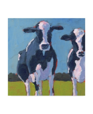 Trademark Global Carol Young Cow Pals I Canvas Art In Multi