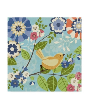 TRADEMARK GLOBAL DIANE KAPPA FLOCK TOGETHER II CANVAS ART