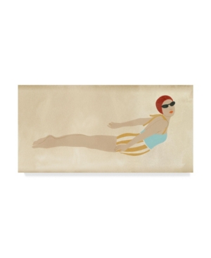 Trademark Global June Erica Vess Vintage Diver I Canvas Art In Multi