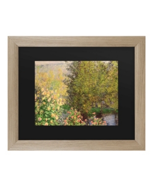 Claude Monet Corner of the Garden at Montgeron 1876 Matted Framed Art - 27