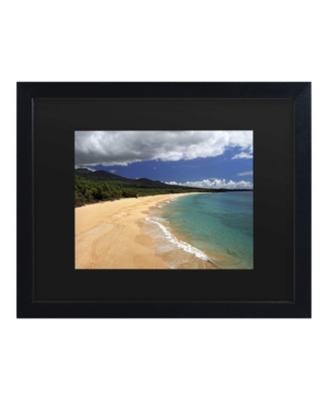 Trademark Global Pierre Leclerc Makena Maui Matted Framed Art In Multi